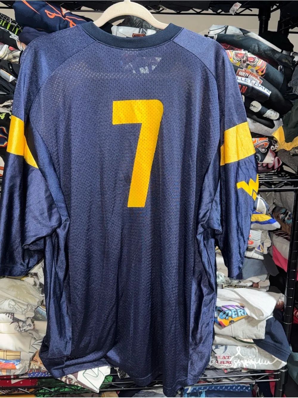 Vintage Nike West Virginia #7 Football Jersey Size Xl